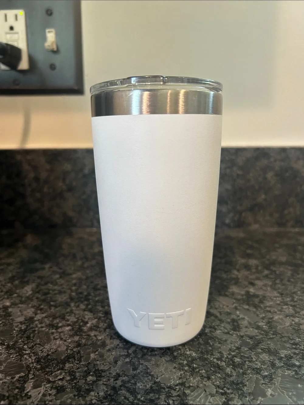 Yeti White Tumbler 10oz  Stainless Steel Mini Tumbler